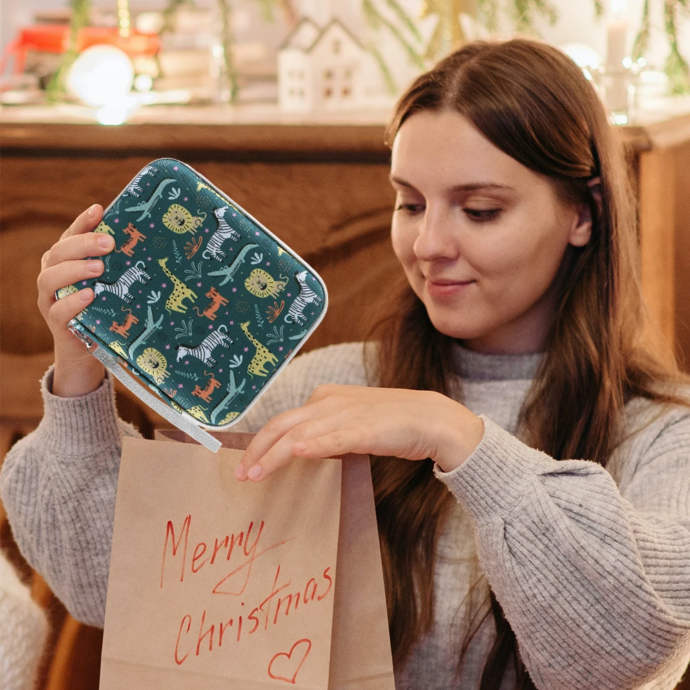 

Чехол для карт с застежкой-молнией и 80 карманами Держатель для карт Держатель для переплета карт для карт Yoto Мини-карты аудиокниги