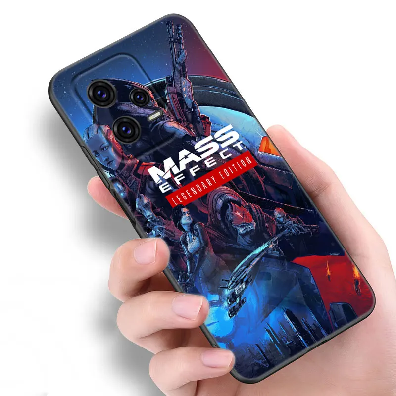 N7 Mass Effect Phone Case For Xiaomi Redmi Note 10 11 11S 12 4G 8 9 11E 11T Pro Plus 10T 5G 8T 9S 10S 12S Black Silicone Cover