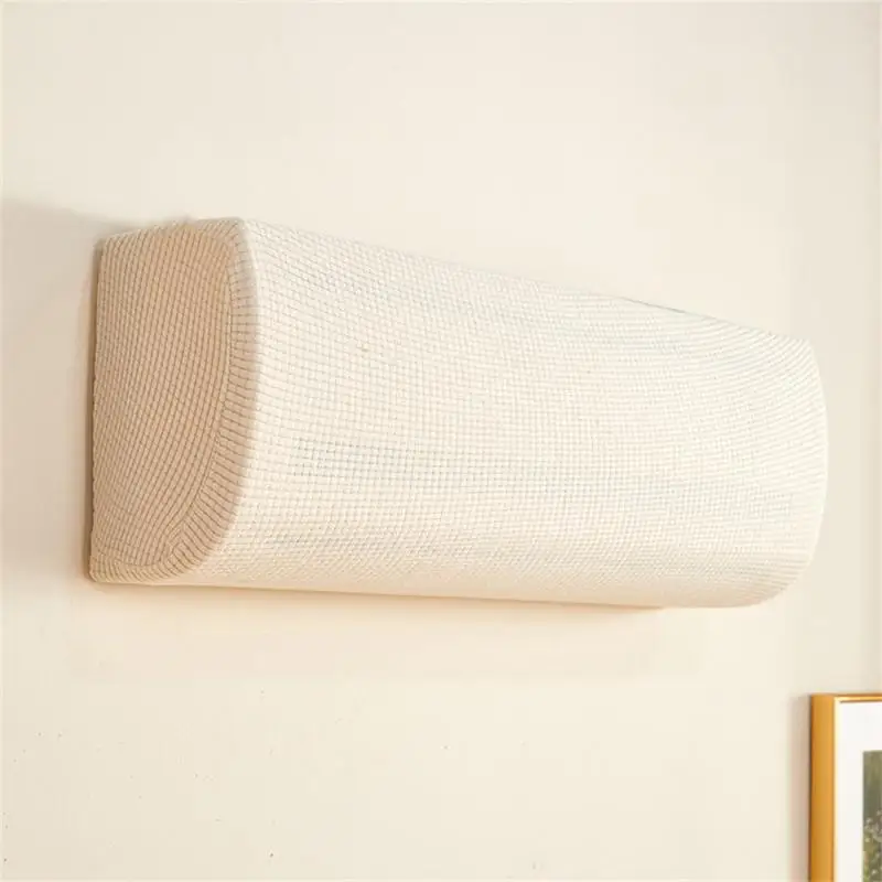 1PCS Air Conditioner Dust Cover Solid Color Home Decor Soft Wall Mounted Protector Protective Easy Cleaning Cover Classic Dust