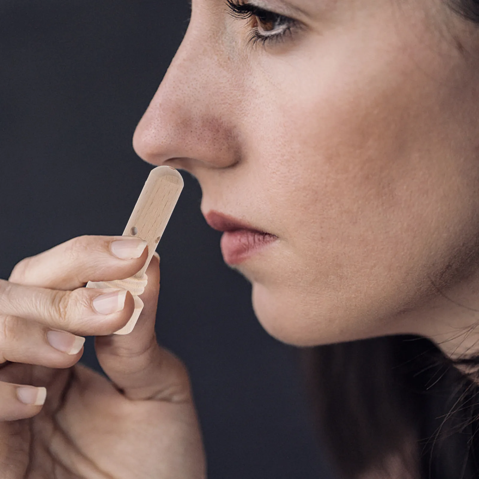 

Eco Friendly Wooden Nasal Stick Blank Essential Oil Tube for Aromatherapy Scent Inhalation Portable Fragrance