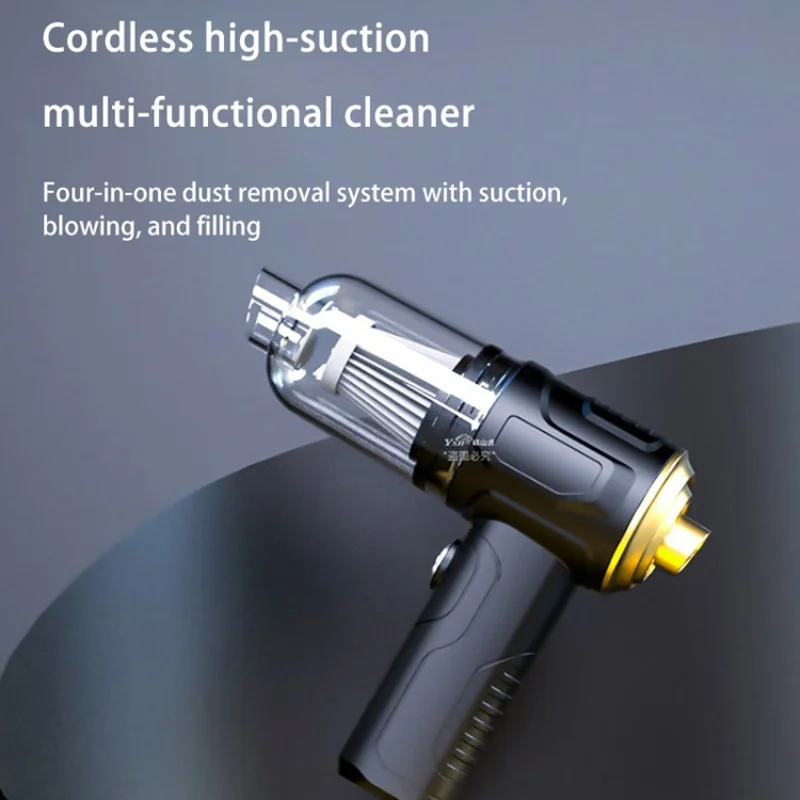 Xiaomi High-power Car Vacuum Cleaner Suction & Blow Home & Car Use Portable Strong Suction Power Small Wireless Vacuum Cleaner