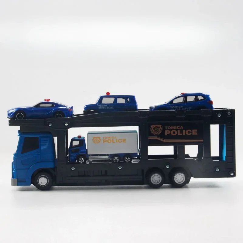 TAKARA TOMY Tomica Politieauto Transportvoertuig Vrachtwagenset Legering Speelgoed Motorvoertuig Diecast Metaal Model Cadeau voor kinderen Jongen