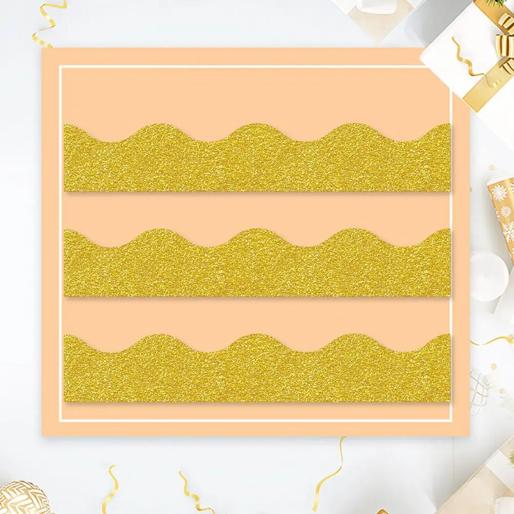 Bulletin Board Borders Thick Bulletin Board Borders Vibrant Glitter Bulletin Board Border 30pcs Thick Scalloped Classroom