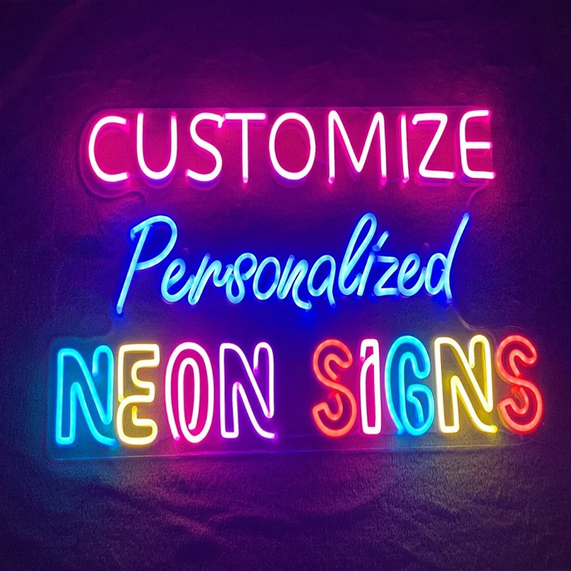 

Acrylic Customized Neon Sign Creative Led Modeling Light Design Restaurant Bar Cafe Art Lights Party Festive Wedding Atmosphere