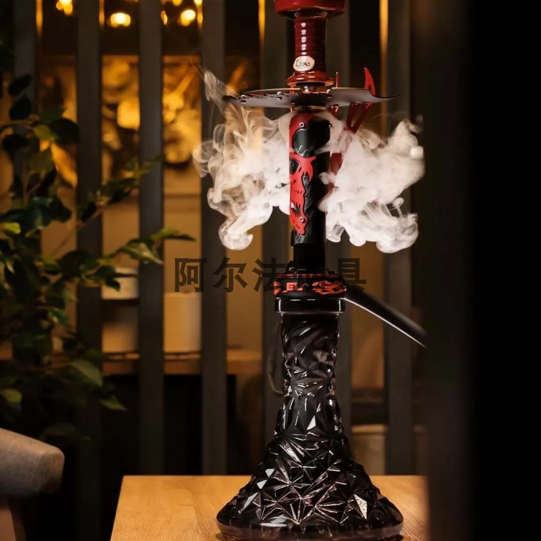 El Bomber Apocalypse Hookah Shisha Set with Glass Vase Gift Packing European Style