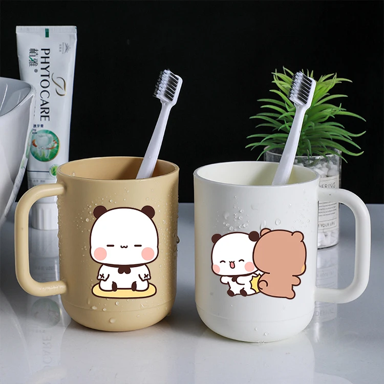 

Bubu Dudu kid Toothbrush Cup Yier Bear Panda Tooth Cup Boy Girl Water Cups Cute Mouthwash Cups Baby Toothpaste Bottles Home Gift