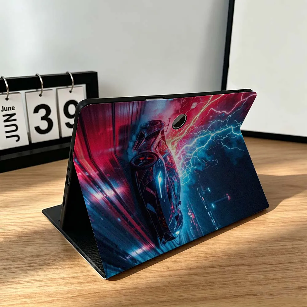Sports Car Headlight Glow For OPPO VIVO IQOO OnePlus Realme Infinix Pad Pro 13 12.1 11.61 11.4 11 inch Tablet Case Gift