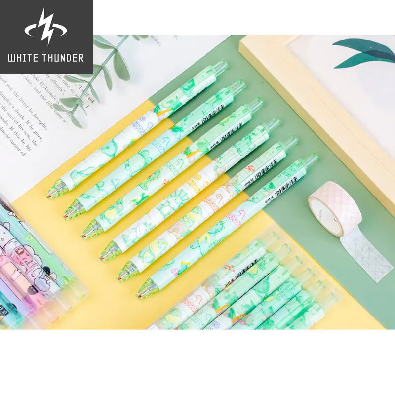 6 шт., ручка для письма, 0,5 мм