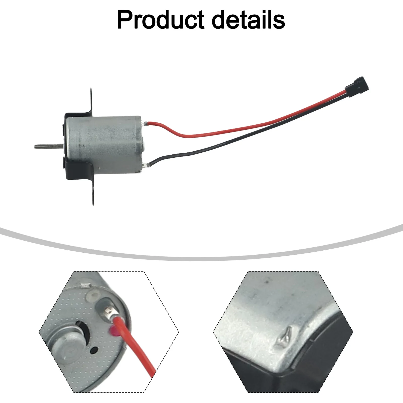 Fireplace Heater Fan Motor Replacement 1500 RPM Stove Fan Repair Part Aluminum Body for Residential Heating Units