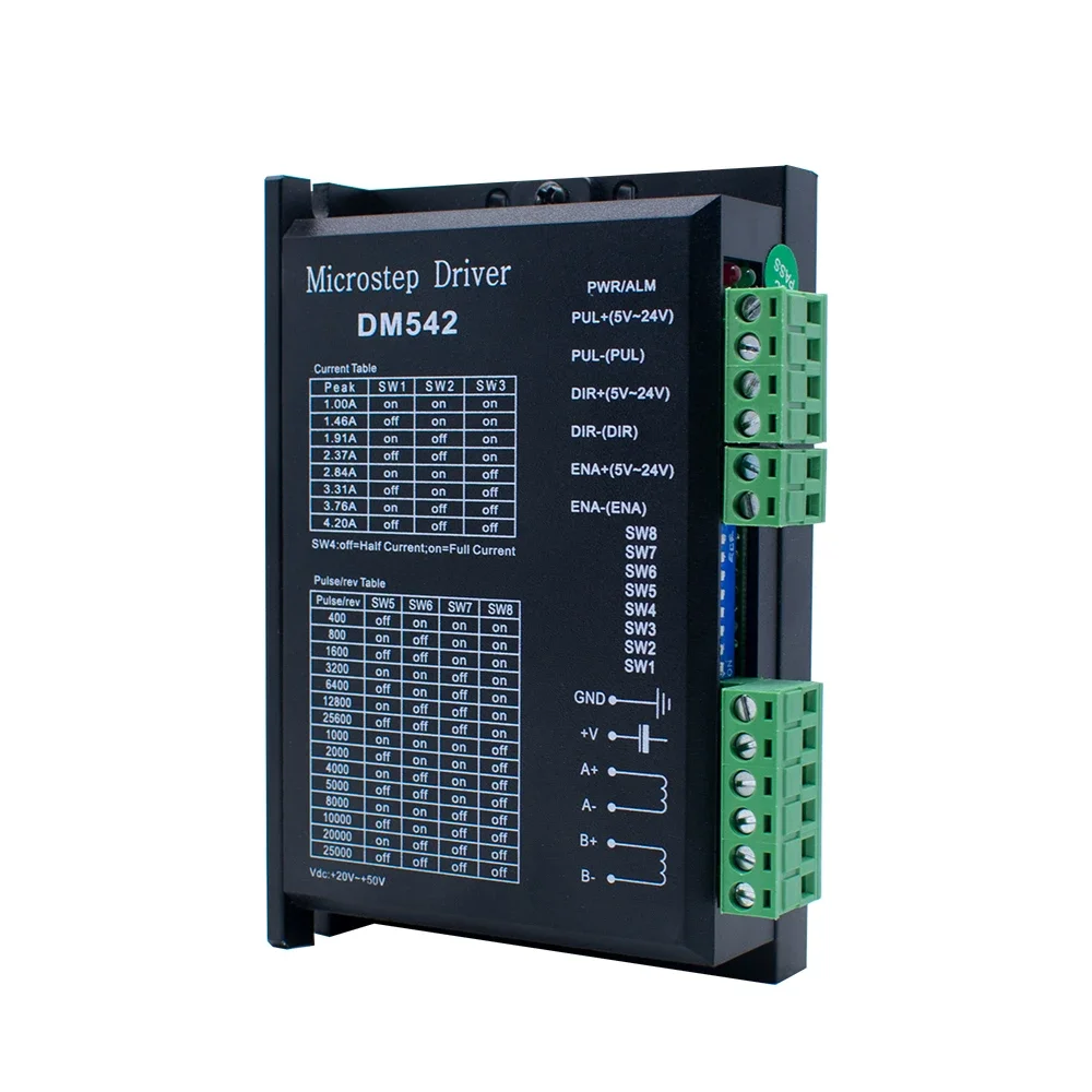 DM542 Nema23 Hybrid Stepper Motor Driver Controller Board Stepping Engine Drive Module for CNC Engraving