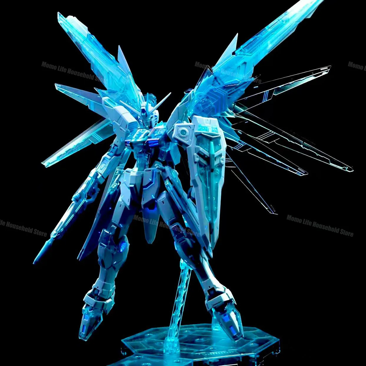 Nowy DABAN 6650 MG 1/100 Lce Blue Zgmf-X10a Freedom 2.0 Model do Składania, Plastikowy Szkielet Figurka Akcji Robot Model Plastikowy Zabawka