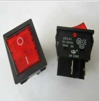 

50PCS 100% New original JD03-A1 30A inverter welding machine high current rocker switch with light