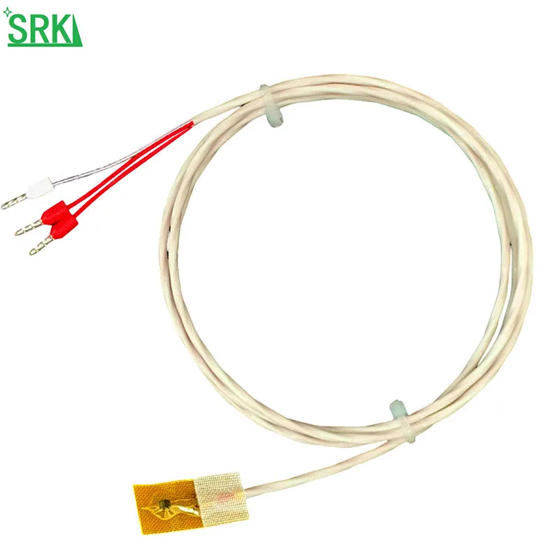 

PT1000 Thermal Resistance Sensor Surface Mounted Self-Adhesive 3-Wire RTD Surface Mount Stick on RTD Sensor PT100