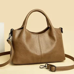 Quality Women's Leather Top Handle Bags Female Shoulder Sac Tote Shopper Bag Bolsa Feminina Luxury Designer Handbags for Woman