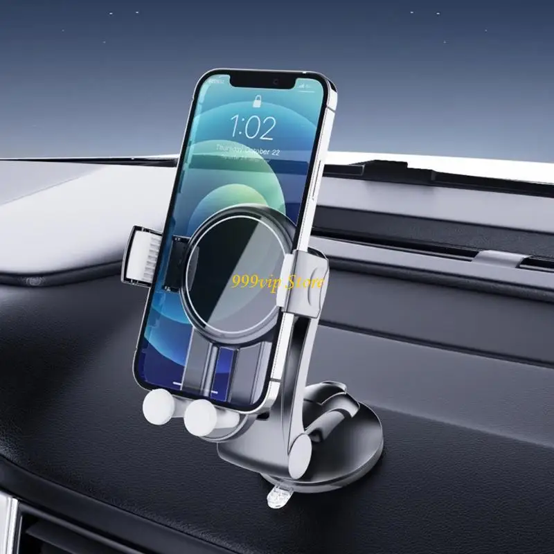 C90C Adjustable Universal Flexible Car Phone Holder Mount Stand For Dashboard Windshield & Air Vent With Powerful Suction Cup