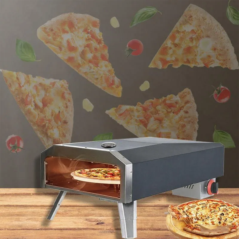 حار بيع شواء منضدية 12 بوصة في الهواء الطلق فرن بيتزا الغاز Horno Para Pizza للبيع
