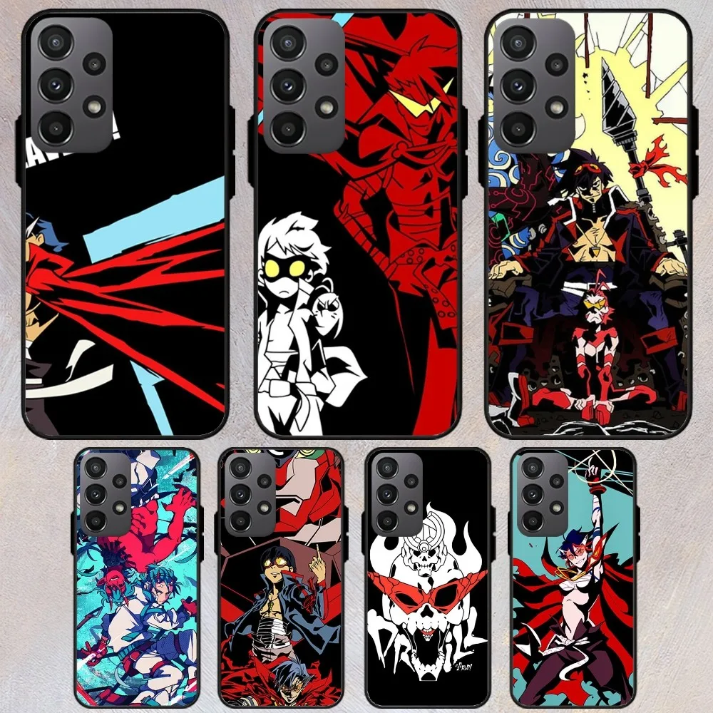 Gurren Lagann Cartoon Phone Case For Samsung Galaxy S22 S23 S24 S30 Note 20 10 Plus Lite FE ULTRA Shell