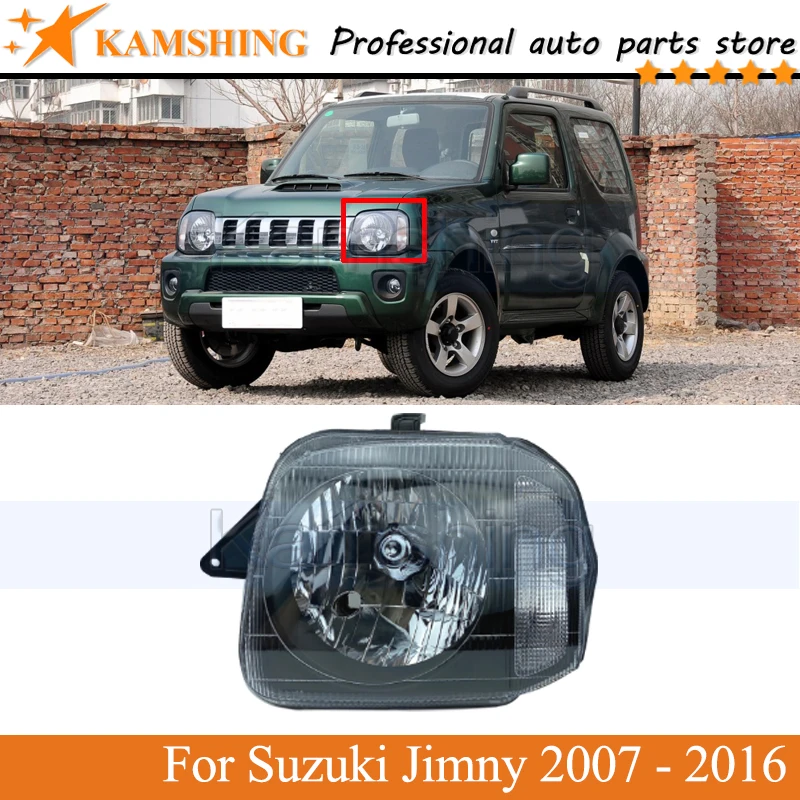 CAPQX Front bumper head light lamp For Suzuki Jimny 2007 2008 2009 2010 - 2016 head lamp light headlamp Front headlight