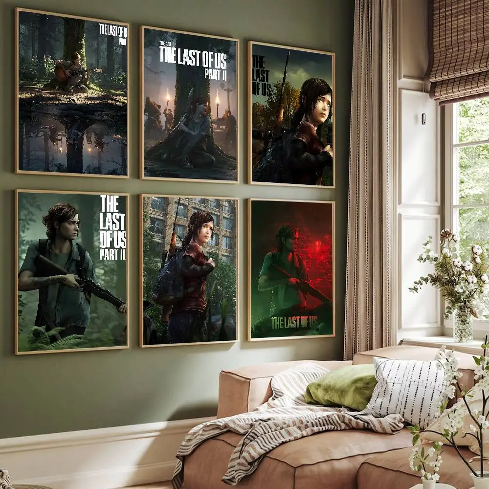 The Last Of Us أنيمي DIY ملصق لاصق يتوهم الجدار ملصق لغرفة المعيشة زخارف للحانات جدار ديكور