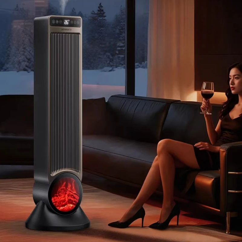 New Whole House Large Area Household Energy Saving Warm Air Generator / Electric Heater /Flame Intelligent Tower Heater for Room