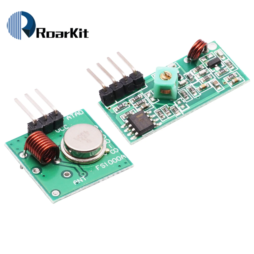 433 Mhz RF Transmitter and Receiver Module Link Kit for ARM/MCU WL DIY 315MHZ/433MHZ Wireless Remote Control for arduino Diy Kit