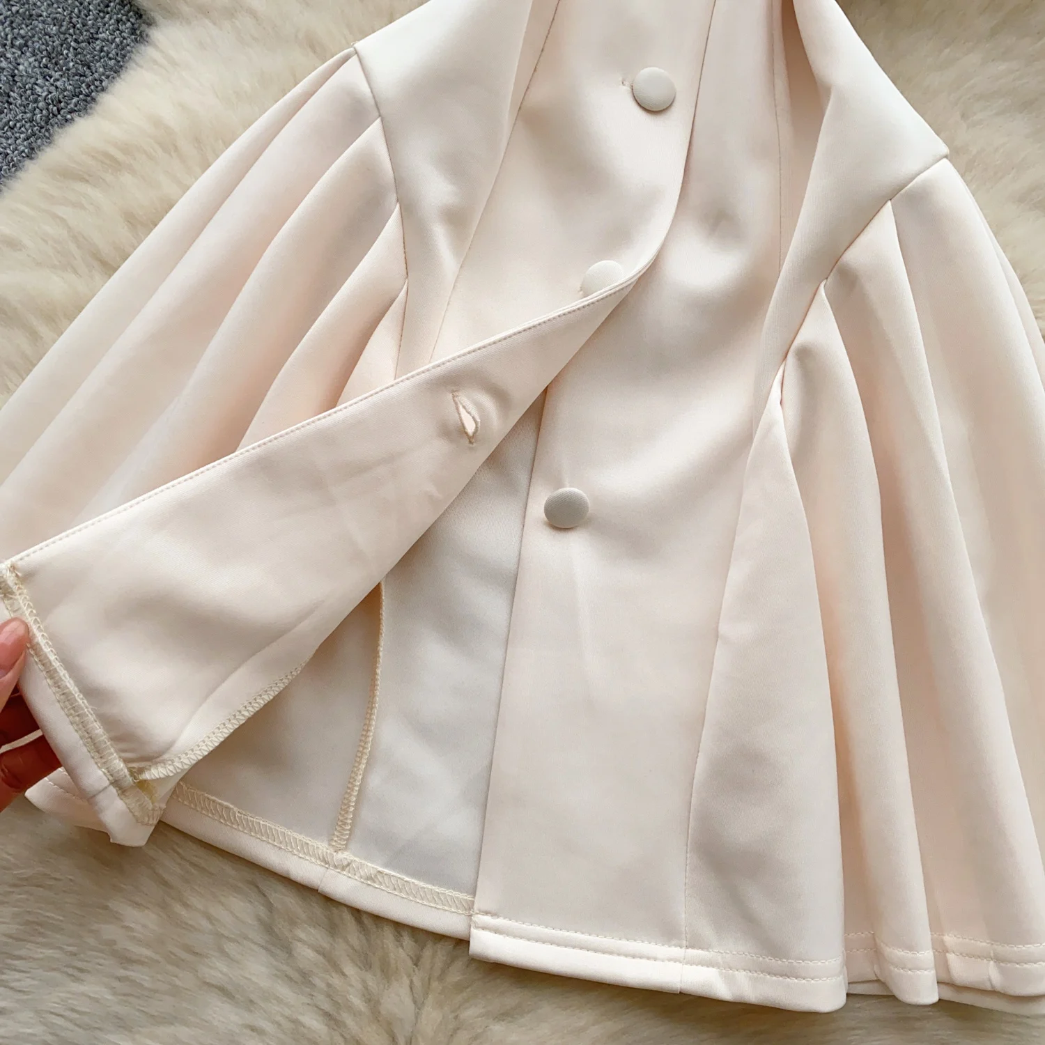 Chic Sexy Notched Single Breasted sleeveless Fairy A-line ball gown Vestido Summer Vacation Women Boho Sundress