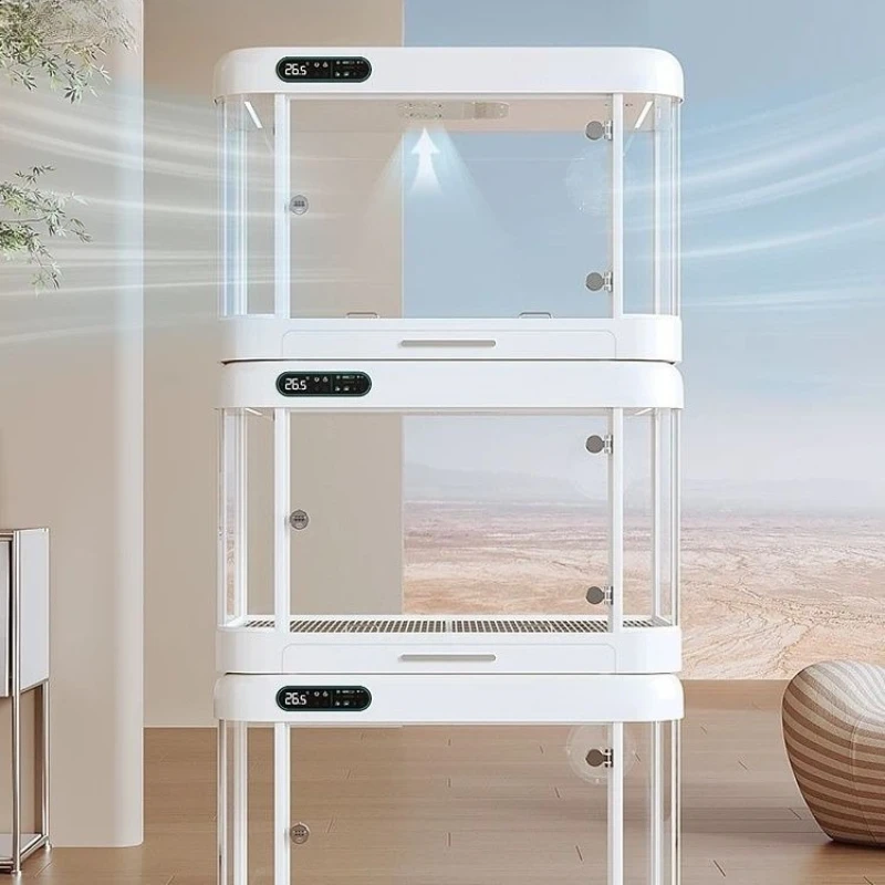 Smart pet dog cabin display cabinet constant temperature and warm kennel with sunken drawer