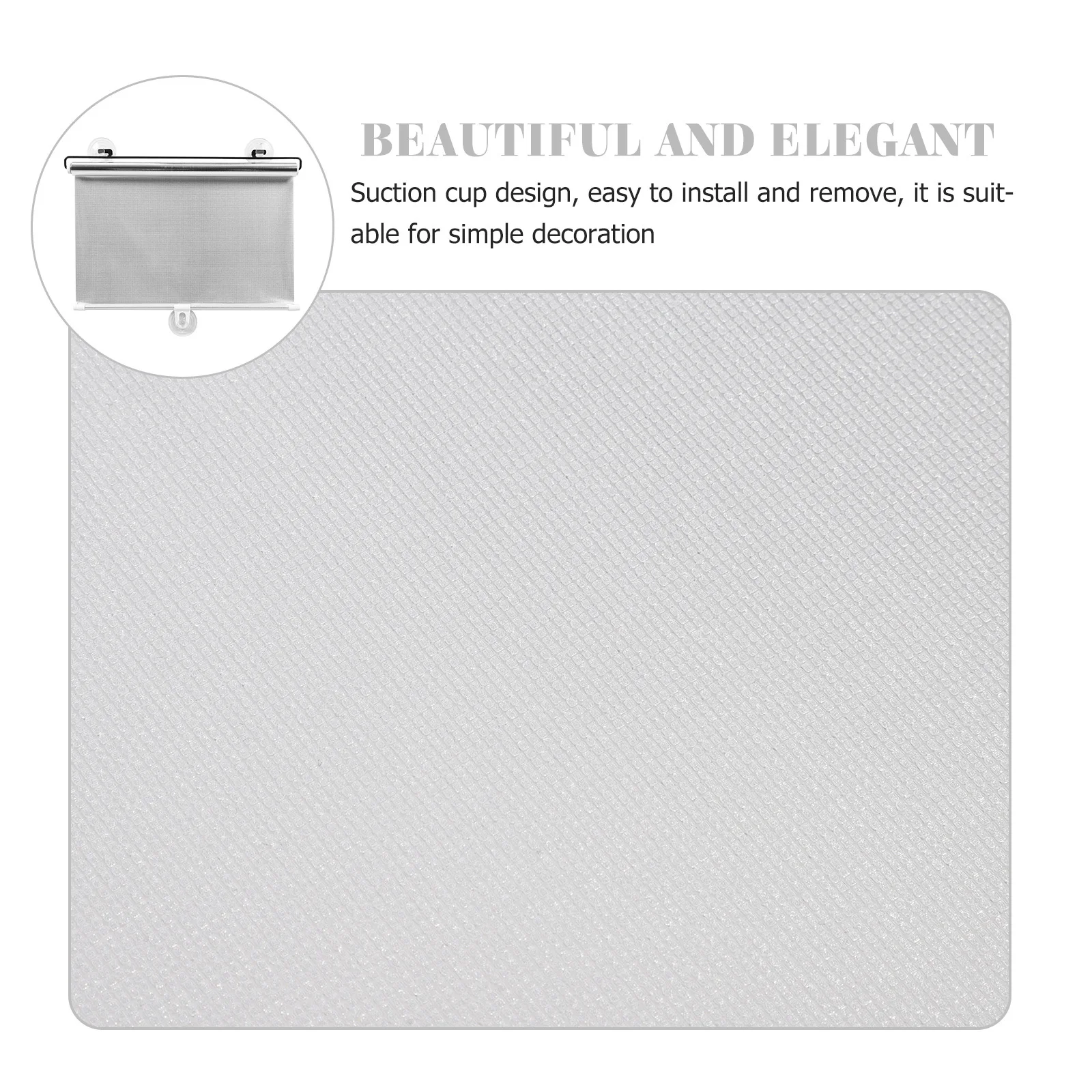 Pare-soleil occultant pour fenêtre, support à ventouse, pour chambre à coucher, cuisine, balcon, store roulant rétractable, écran de confidentialité