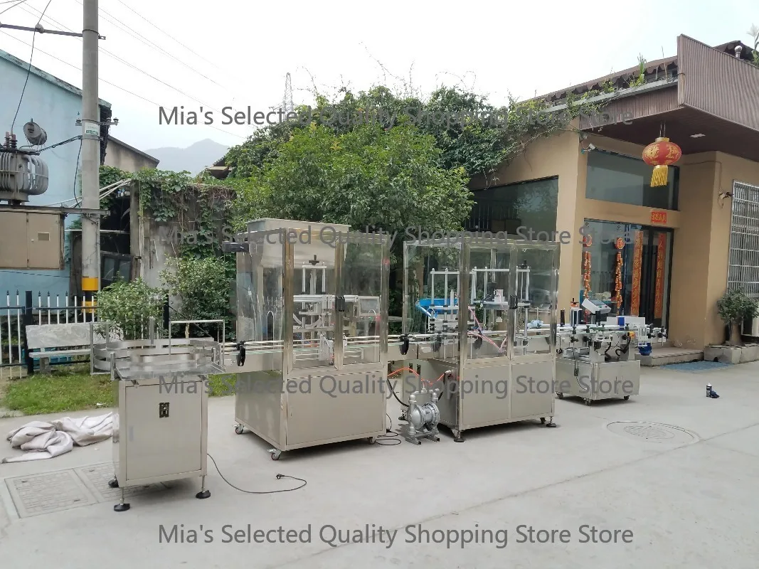 High-Speed Fully Automatic Beer/Wine Liquid Production Line 3-in-1 Filling Capping Labeling Monoblock High Quality