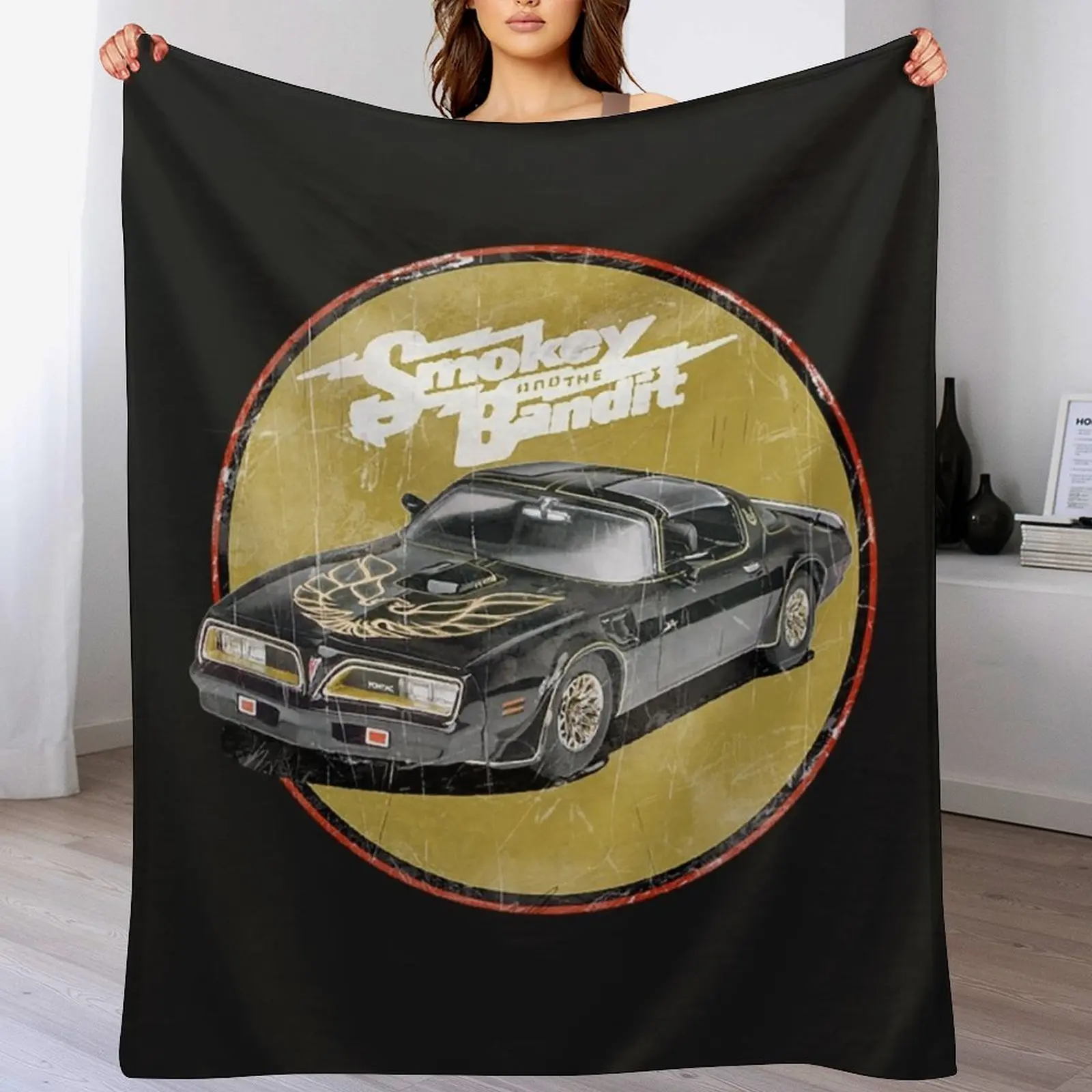 

Smokey And The Bandit T-Shirtdrive on the hell road Throw Blanket Warm Comfortable Blanket for Office Napping