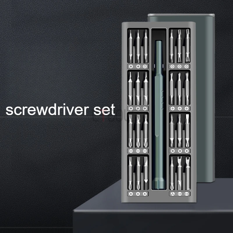 

Detachable Screwdriver Set Convenient Multi Specification Drill Bit Combination Multi Functional Maintenance Assistance Tools