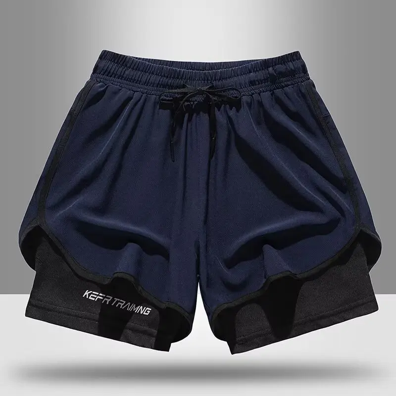 Ice Silk Short Pants Women's Trendy Brand Summer American Sports Loose Casual Quick Dry Three-Quarter Length Hot Pants
