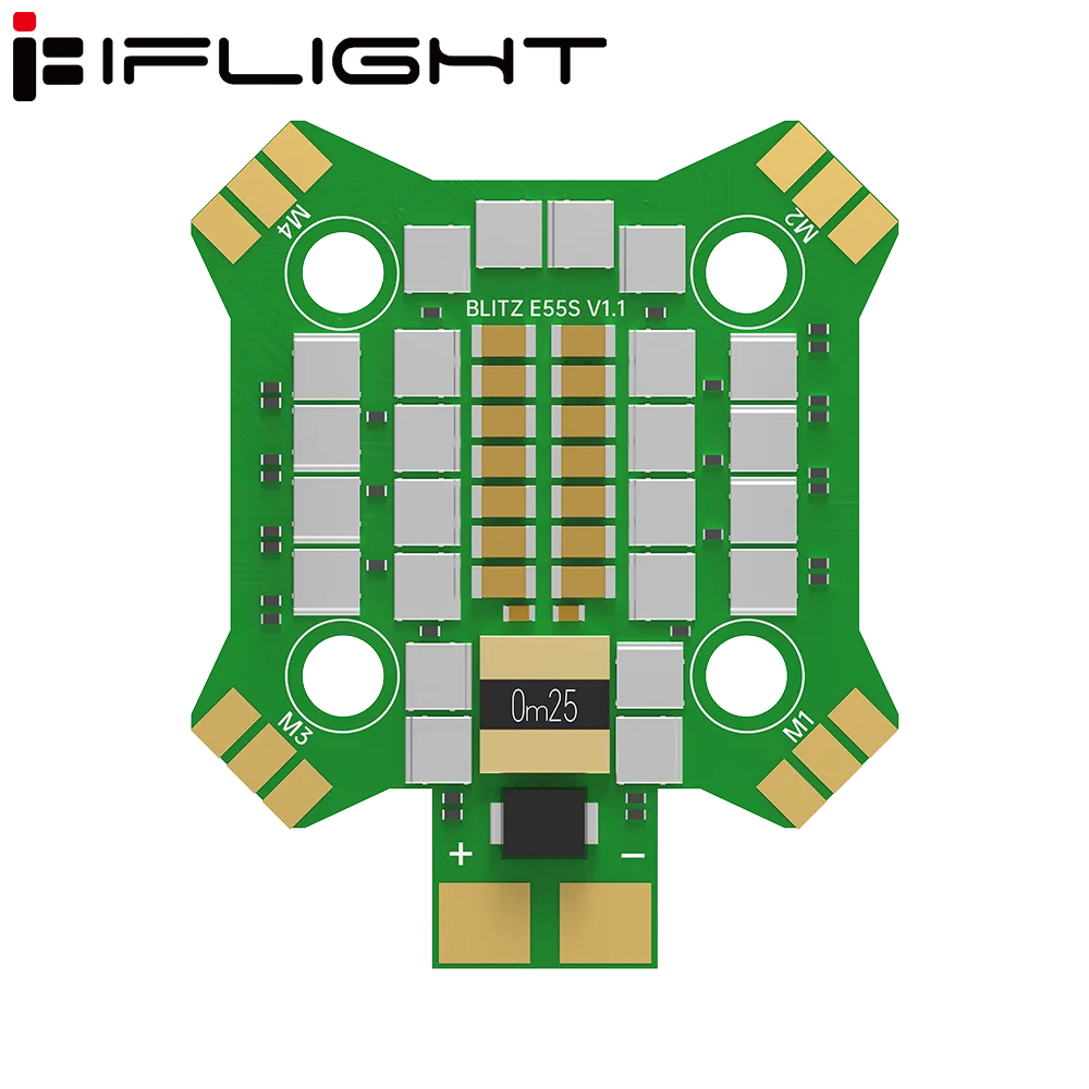 iFlight BLITZ Mini E55S 4-IN-1 2-6S ESC with 20*20mm Mounting Hole for FPV