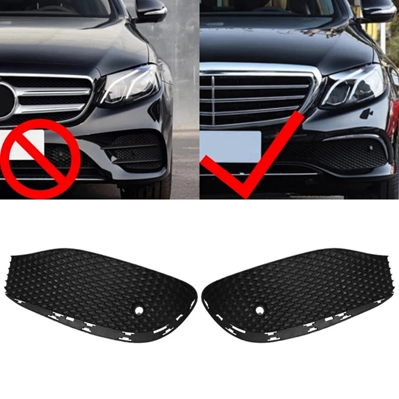 

1 пара, противотуманная решетка для переднего бампера Mercedes-Benz E Class W213 2016-2020