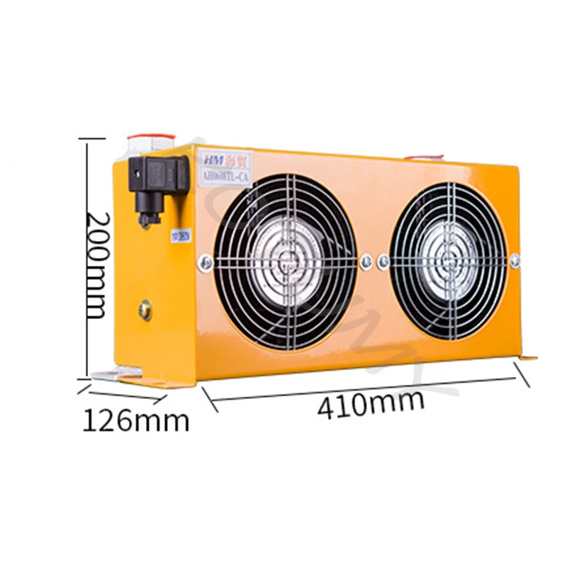 Air Cooler Air Cooled Oil Radiator Hydraulic Aluminum Oil Coolers Air-Cooled Oil Radiator 12V/24V/220V/380V