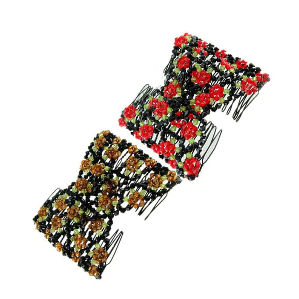 

1 Piece Hair Comb Elegant Flower Design for Wedding Party Prom Hairpin Comb Stylish Hair Accessory for Women