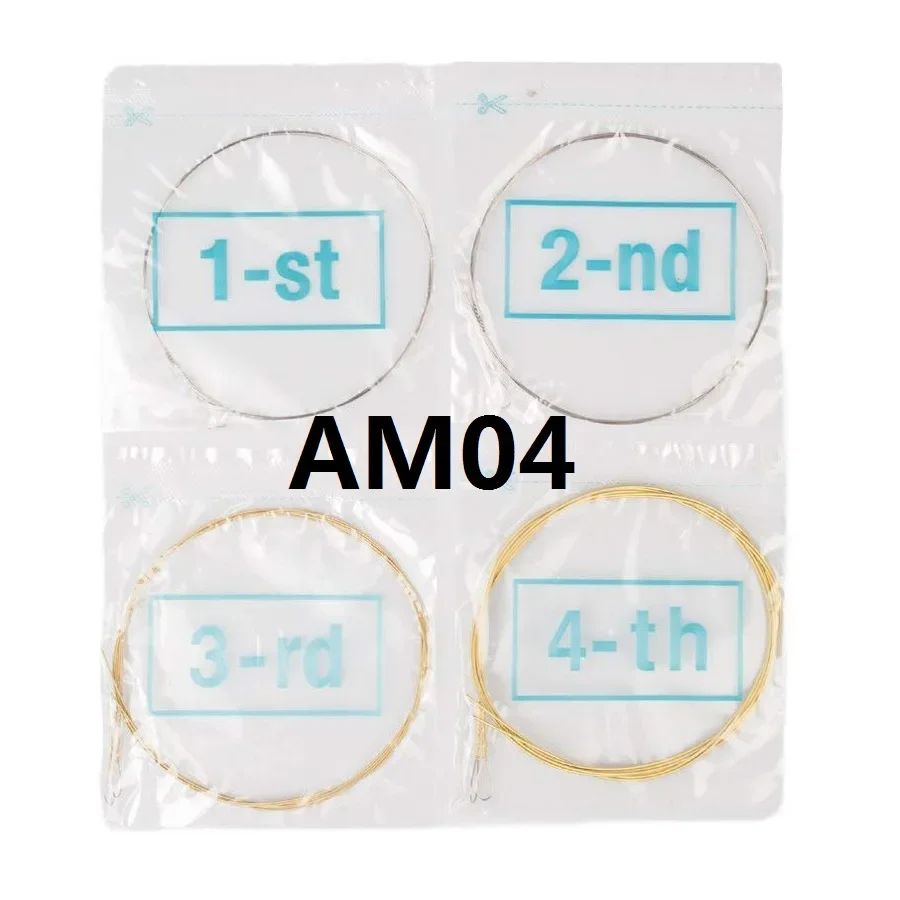 10 Sets Alice AM03/AM04/AM05/AM06/AM07/AM08 Options Mandolin Strings Silver-Plated/Coated Copper Alloy Wound EADG Wholesale