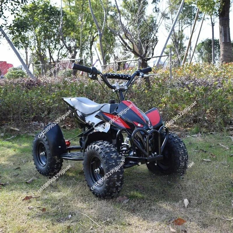 49cc 2-Stroke Mini Motorcycle Mini Quad ATV Gas Powered 4 Wheeler Off Road Kids Dirt Bike Pocket Moto For Outdoor Racing