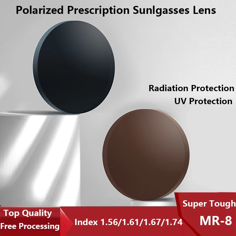 

Fashion Polarized Prescription Optical Lenses 1.56 1.61 1.67 Myopia Anti Glare Driving Colorful Sunglasses Mirror Lens Glasses