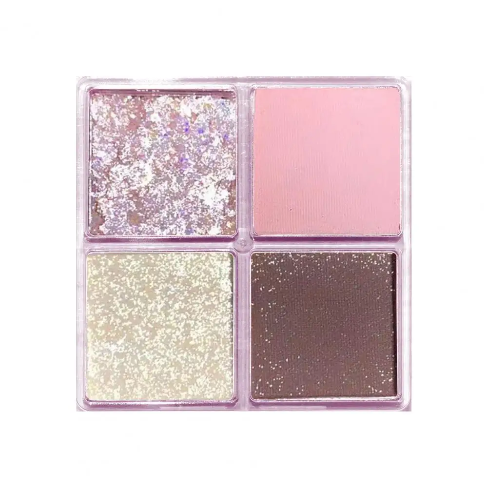 Useful Beauty Sequins Makeup Eyeshadow Safe Eyeshadow Palette Sequins Cosmetic Eyeshadow Palette for Student