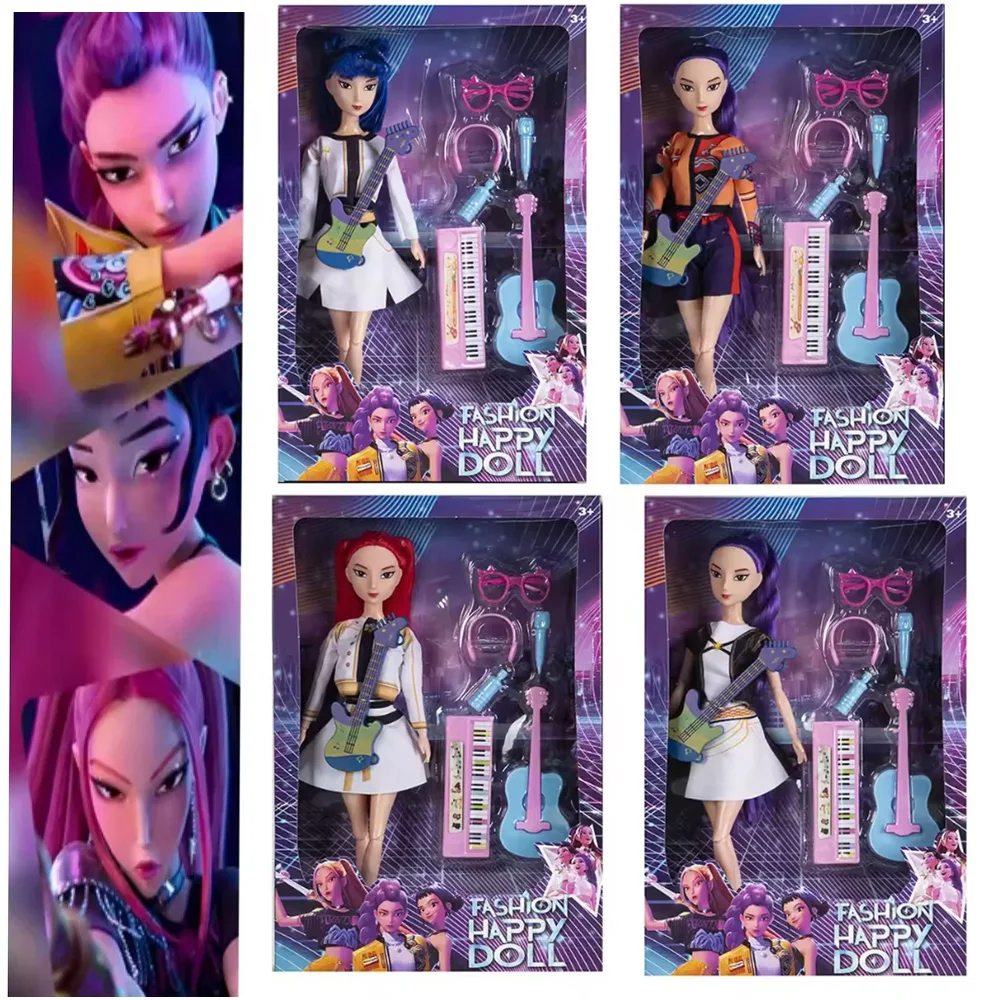 جودة عالية 2026 لطيف أنيمي KPopDemon الصيادين دمية لعبة من الفينيل رومي ميرا زوي شخصية قناع الفينيل مروحة هدية عيد ميلاد #2