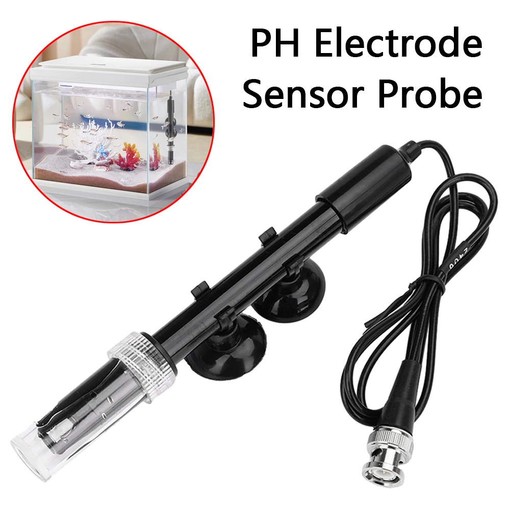 

Non Rechargeable PH Electrode Sensor Probe BNC Connector Industry Experiment Laboratory Pools Water Quality Analyzer PH Meter