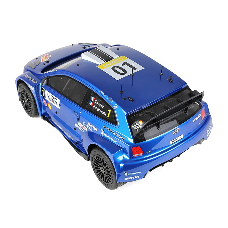 

Rofun ERF5 Electric Rally Car 1/5 Giant RC Gymkhana 4WD RC Rally Car Roll Cage 200A ESC 750 KV/6500W Brushless Motor