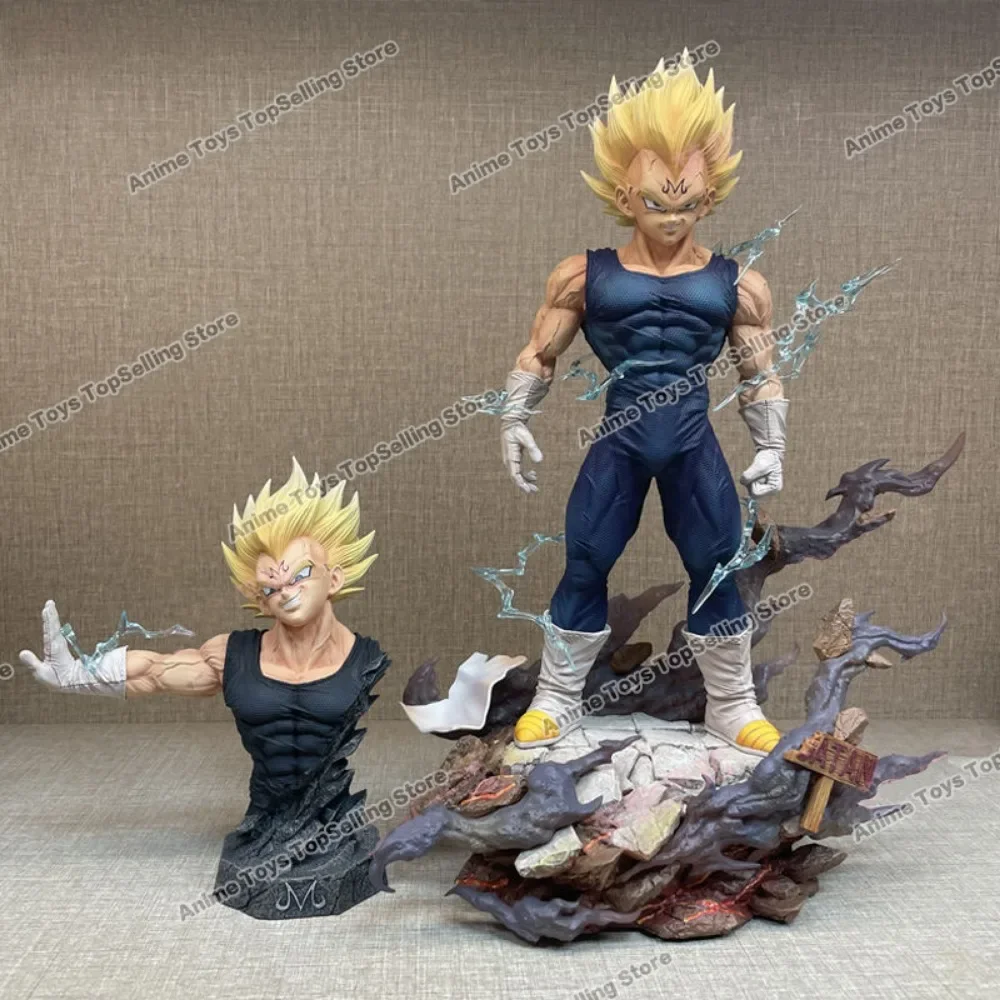 33cm Anime Dragon Ball Z Figure Majin Vegeta Figurine mani e testa sostituibili Action Figures in PVC collezione modello giocattoli regali