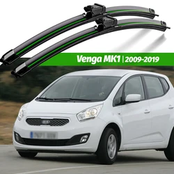 Wiper LHD Front Wiper Blades For Kia Venga MK1 2009 - 2019 Windshield Windscreen Window Rain Brushes 26