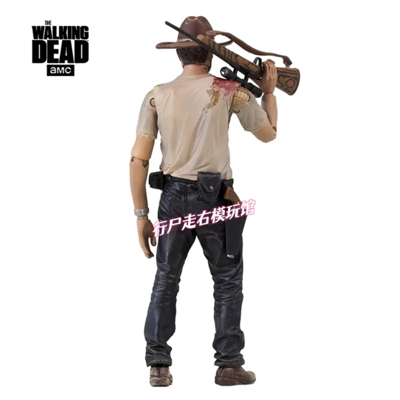 Anime Action Figures de Rick Grimes, McFarland, Walking Dead, 5 in, 1:12 Scale Model, Brinquedo de Colecionável Infantil, Original