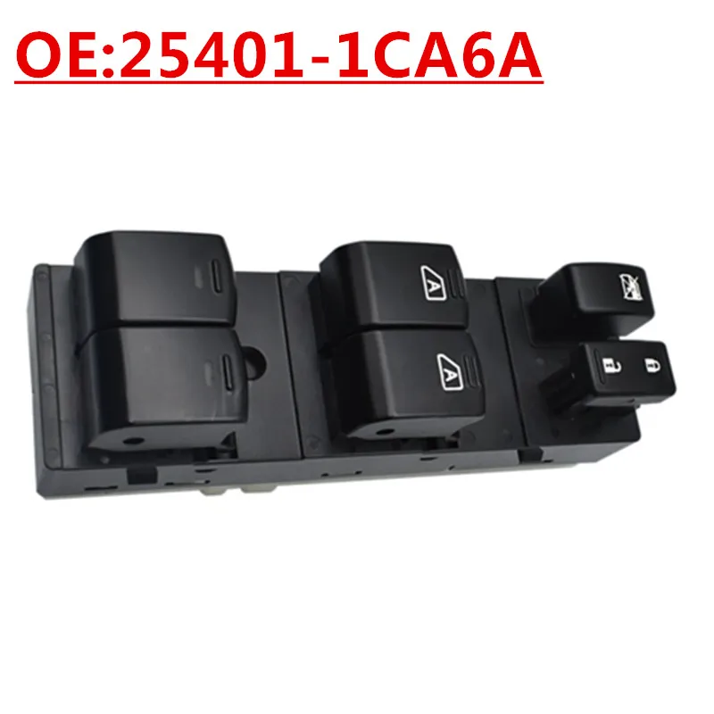 

OE:25401-1CA6A Suitable For Nissan Glass Lifter Switch Electric Vehicle Windows Main Control Switch