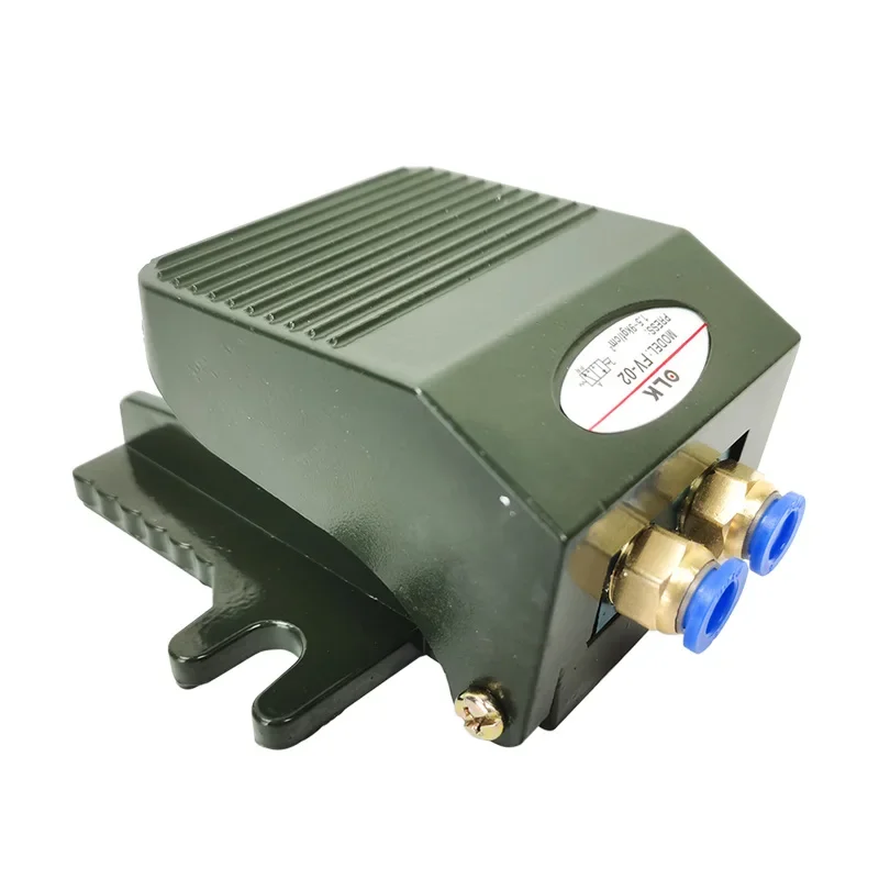 FV-02 Air Pneumatic Pedal Valve Tool Foot Switch Alloy 1/4BSP Threaded 2 Way 2 Position