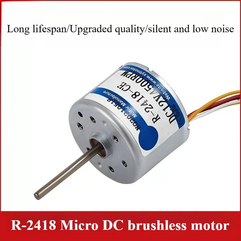 Micro Brushless Motor DC 1 Intelligent Sweeper2V 24V 4500rpm 9000rpm High Speed PWM Reversed BLDC Motor 12 V Volt Engine 2418