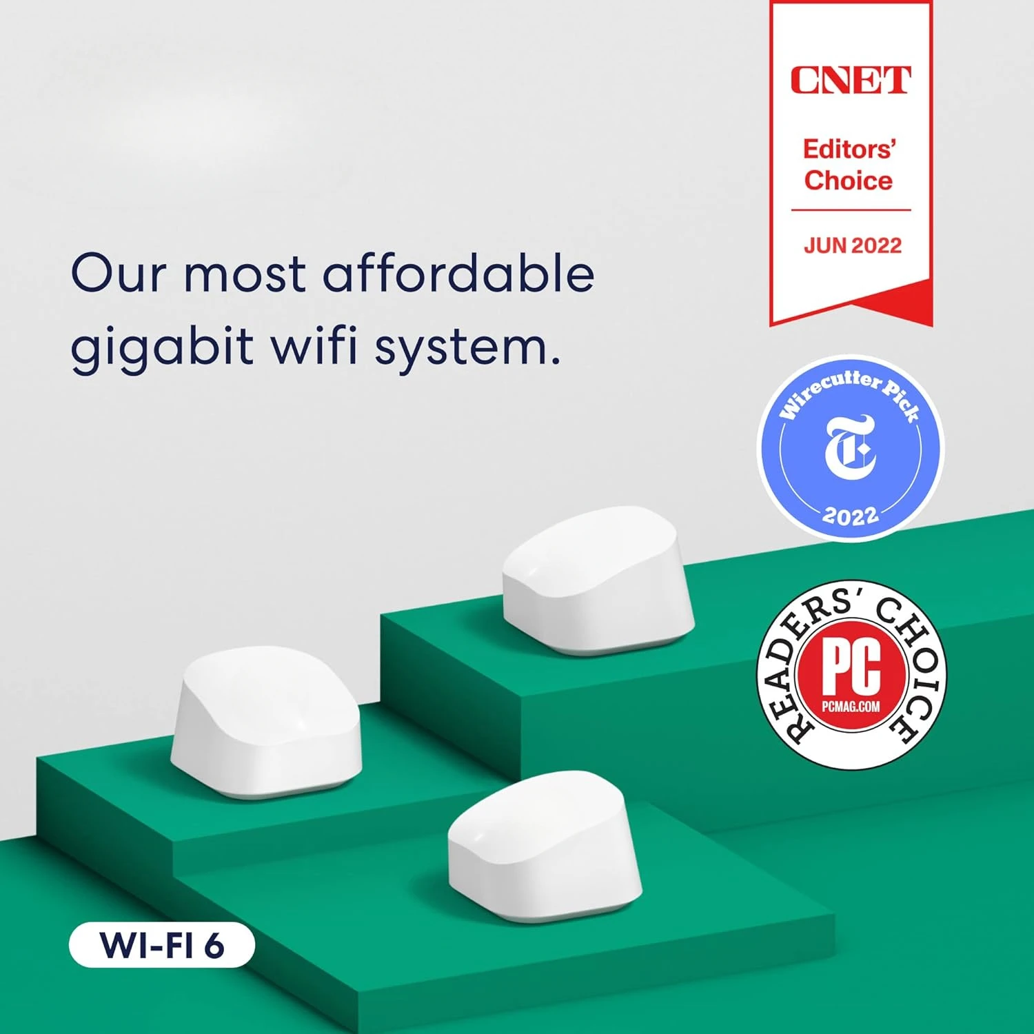 

6+ mesh wifi router (newest model), Say goodbye to wifi dead spots, Coverage up to 4,500 sq. ft., Connect 75+ device